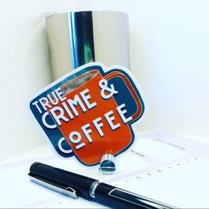 True Crime & Coffee | Vinyl Sticker